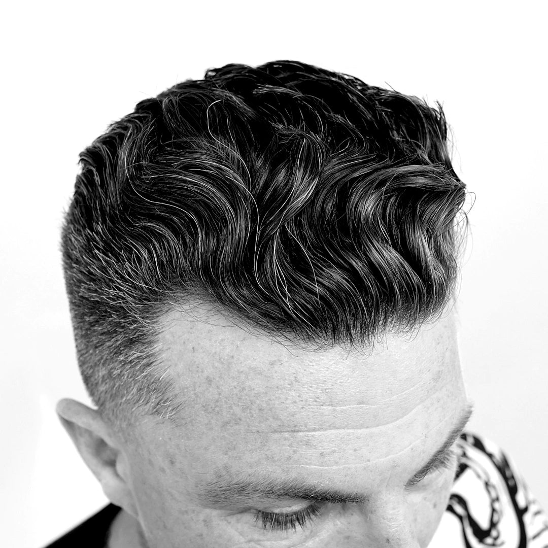 Loose Throwback on Curly Hair with Mikal Zack Uppercut Deluxe AU