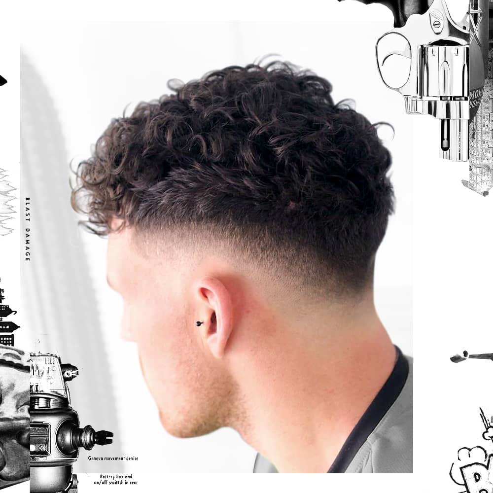 Featured Style: Textured Curls with Skin Fade