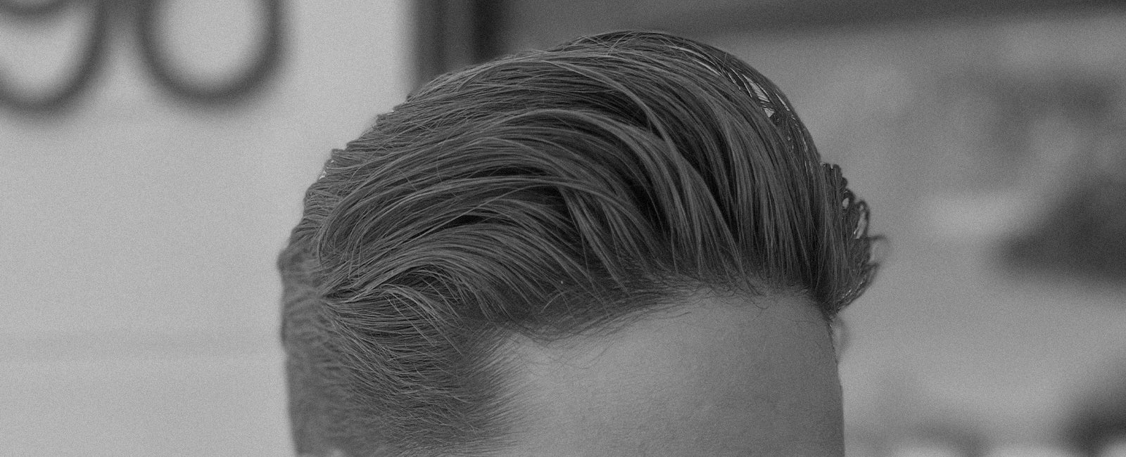 Men with loose classic throwback styled hair