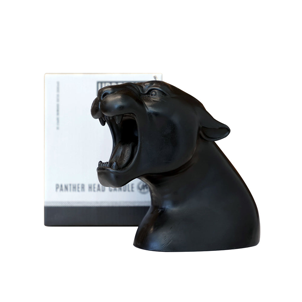 Panther Head Candle